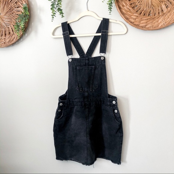 Love Tree Dresses & Skirts - Love Tree Denim Black Overall Dress